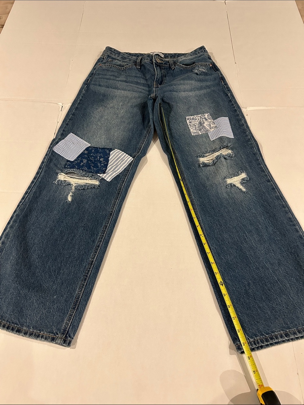 YMI Brittany low rise patchwork jeans size 9/29